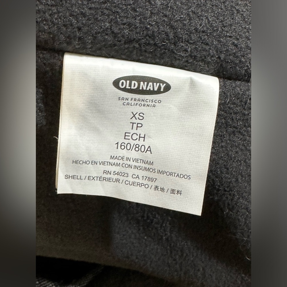 Old Navy Women's Gray Wool Blend Tweed Zip-Up Sleeveless Puffer Vest Siz… - Picture 7 of 7